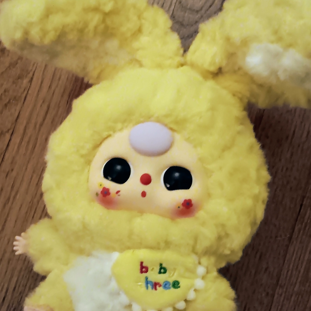 Yellow Plush Bunny Doll
